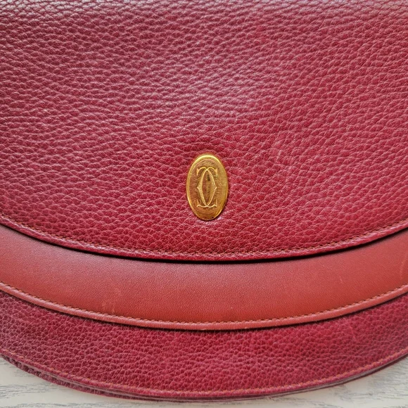 Vintage Cartier Double Flap Crossbody Bag - Picture 3 of 16